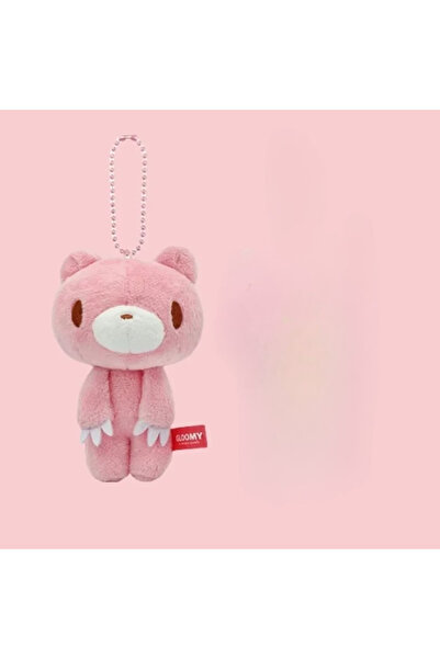 Choice FireBrick 12cm Pink Bear Plush pendant Toy Bloodthirsty Pink Bear Gift...