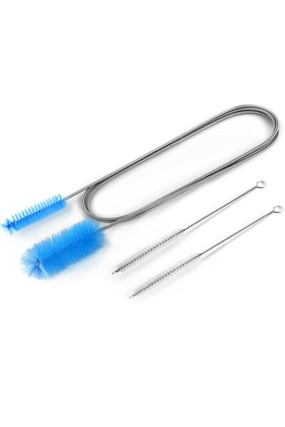 Choice Pack of 3 Elastic Long Drain Brush, Double Elastic End Nylon Cleaning ...