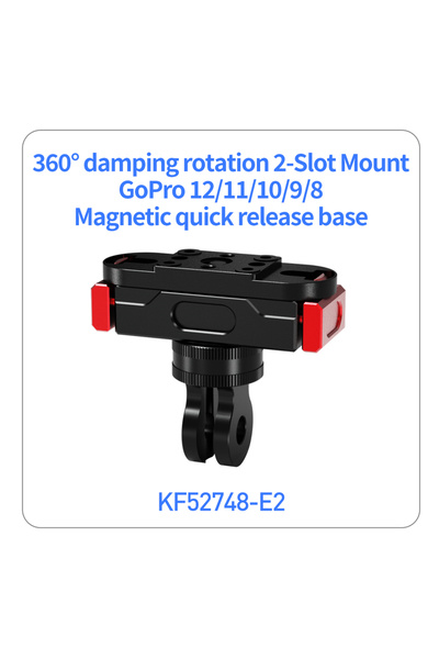 Choice5 Universal 2 Slot Combo Magnetic Quick-Release Base for GoPro 13 12 11...