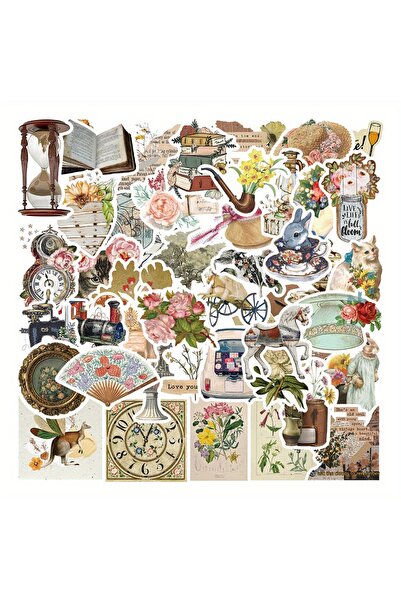 Choice 50pcs Retro Art Decals Graffiti Stickers Decorated Suitcase Cycling Ge...
