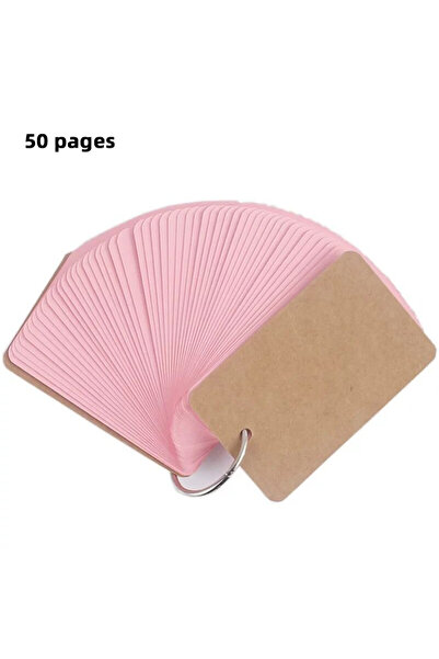 Choice Pink 1 kawaii Portable Notepad Portable Word Book Card Loose-leaf Book...