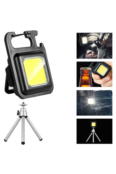 Choice3 مصباح يدوي صغير قابل لإعادة الشحن من هايناست A-1PC، فائق السطوع وسهل ...