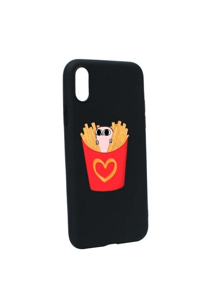 bestcase Husa I Love Chips, pentru Xiaomi Redmi 9A, rezistenta la uzura, anti...