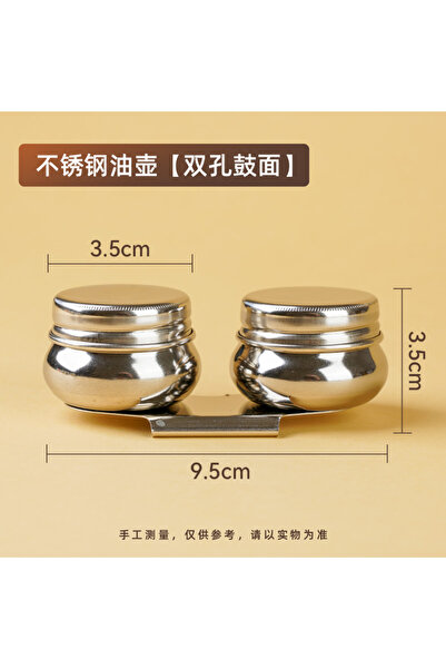 Choice1 Double Stainless Steel Double/Single Dipper Oil Painting Palette Cup ...