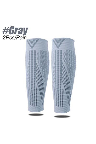 Choice M Gray 1 Pair Calf Compression Sleeves Men Women - Footless Compressio...