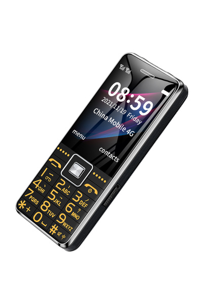 Choice هاتف محمول أسود قياسي بتقنية GSM 2G طراز G600 مع شريحتي اتصال وبطارية ...