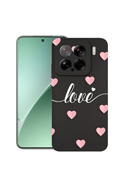 bestcase Husă pentru Xiaomi 15, Love Flying Hearts, Silicon subțire de 0.8MM,...