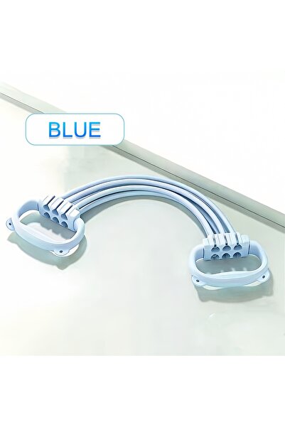 Choice blue Stretch Strap Yoga 6 Ropes Adjusted Tensioner Yoga Tool Open Back...