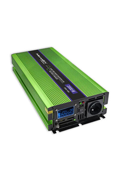 Qoltec Invertor de tensiune monolitic |   Încărcare baterie | UPS | 1000W |  ...