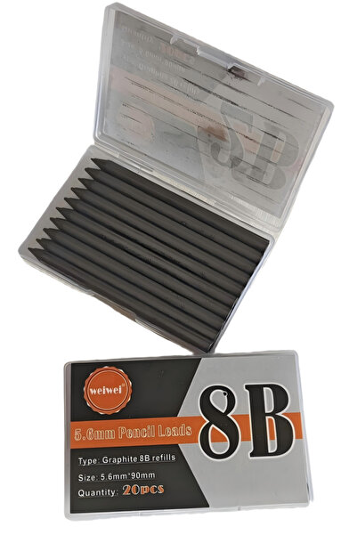 Choice 8B (40PCS) Mechanical Pencil Refills 5.6mm 2B/4B/8B Graphite Pencil Le...