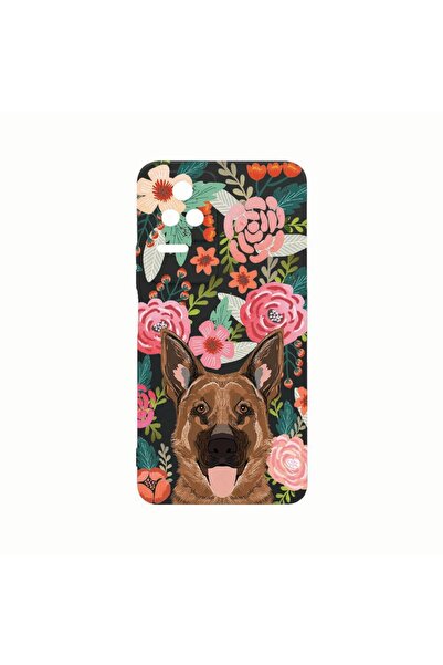 bestcase Θήκη Σιλικόνης, Συμβατή με Xiaomi Poco M5s, Σχέδιο Σκύλος και Λουλού...