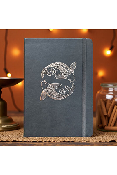 Choice Deep Grey-Fish A5 Size Dot Grid Notebook 160gsm Thick Cream Paper Hard...
