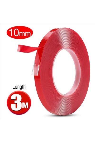 Choice 10mmx3m Double Sided Tape Strong Fixation Transparent Tape Waterproof ...