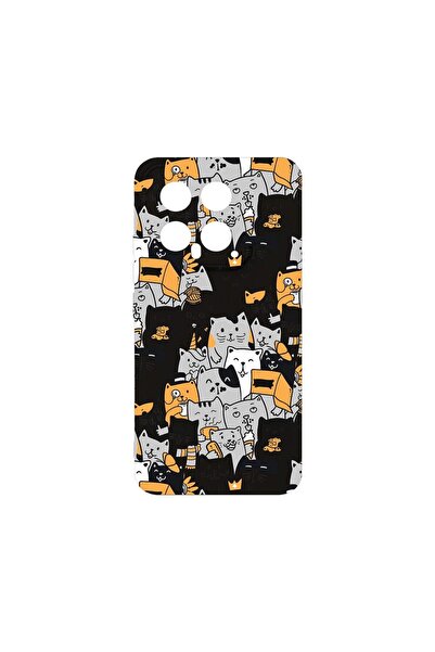 bestcase Husa BestCase¬Æ Premium Silicon, Compatibila Cu Xiaomi 14, Cat Patte...