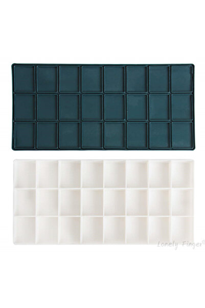Choice 24 Wells Box 24 Wells Paint Palette Watercolor Acrylic Paint Storage C...