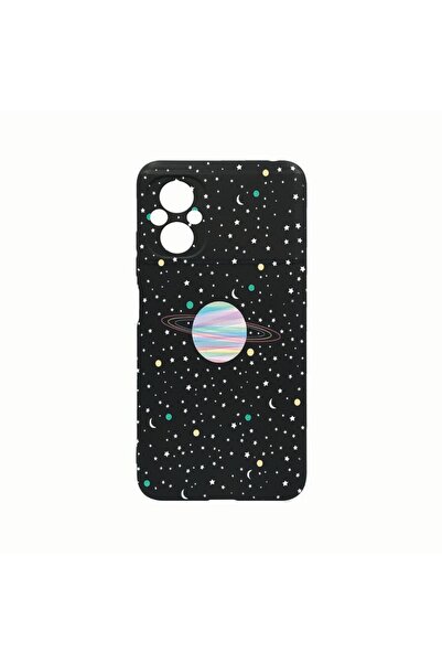 bestcase Силиконов калъф, съвместим с Xiaomi Poco M5, с мотиви Вселена, Плане...
