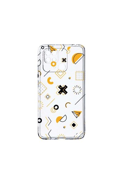 bestcase Διαφανής Θήκη Σιλικόνης 2MM, Συμβατή με Xiaomi Redmi 10C, Σύμβολα, Α...