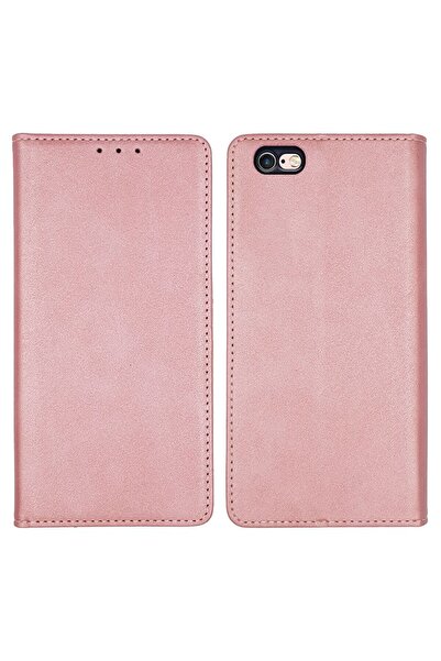 Sonique Θήκη Πορτοφόλι Vintage Magnet Wallet Apple iPhone 6/6s Ροζ Χρυσό