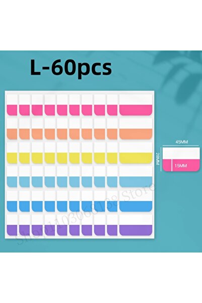 choice2 علامات تبويب لاصقة متعددة الألوان قابلة للكتابة وإعادة الوضع، 60/240 ...