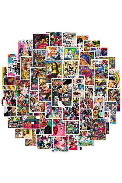 Choice 50pcs 10/30/50pcs Cool Street Art Graffiti Stickers Abstract Aesthetic...
