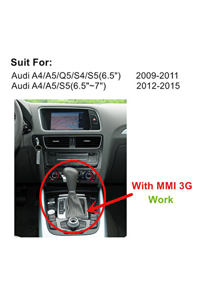 Choice نظام MMI 3G CARABC اللاسلكي لتشغيل CarPlay وAndroid Auto لسيارات أودي ...