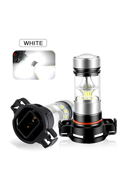 Choice3 قطعتان من مصابيح الضباب LED بيضاء H16(EU) طراز PSX24W,2504,12276 5202...