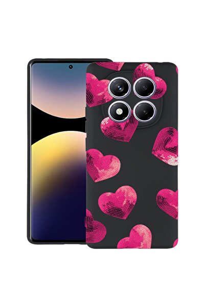 bestcase Husă pentru Xiaomi Redmi Note 15 5G cu design cu model inimioare, TP...