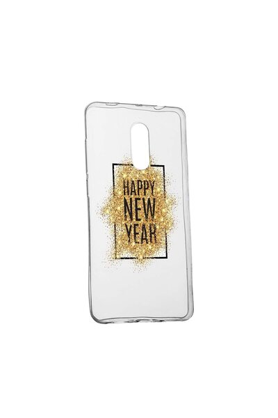 bestcase Husa de protectie Happy New Year pentru Huawei Honor 6A, rezistenta ...