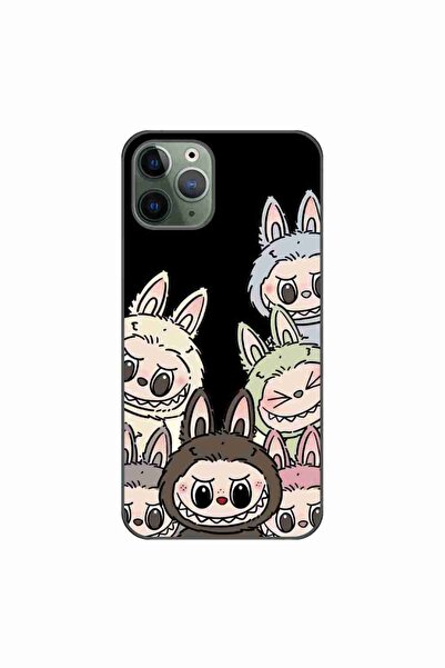 OEM Husa compatibila cu Apple iPhone 11 Pro Max Silicon Gel Tpu Model Labubu ...