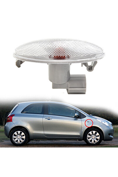 Choice ضوء إشارة أبيض 12 فولت لتويوتا ياريس 12.2005-03.2011/RAV4 01.2006-02.2...