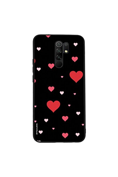 Sonique Θήκη Heart Series για Xiaomi Redmi 9 Μαύρο
