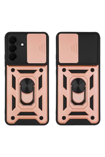 Sonique Θήκη Ring Armor CamPro για Samsung Galaxy A57 5G Ροζ Χρυσό
