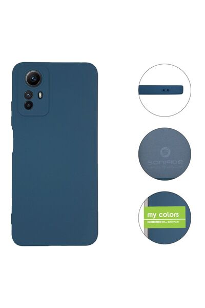 Sonique Θήκη Σιλικόνης My Colors Xiaomi Redmi Note 12s Μπλε Σκούρο