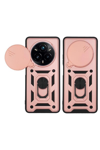 Sonique Θήκη Ring Armor CamPro Realme 14 Pro Plus 5G Ροζ Χρυσό