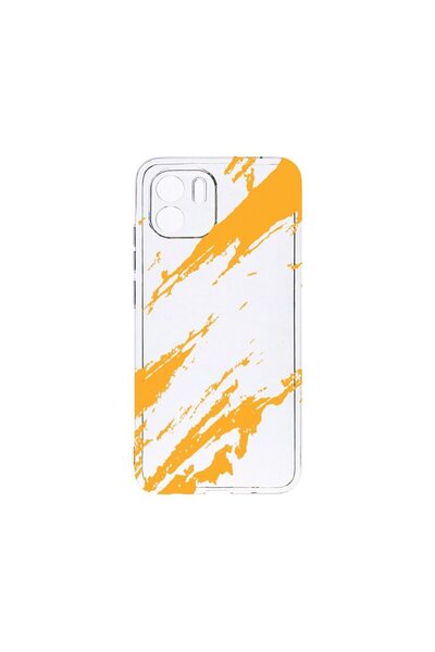 bestcase Διαφανής Θήκη Σιλικόνης 2MM, Συμβατή με Xiaomi Redmi A2, Χρυσές Ρίγε...
