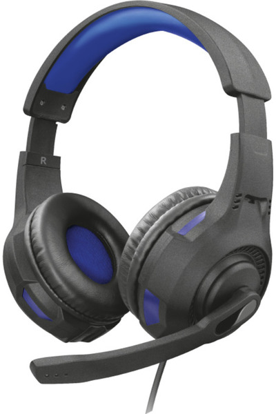 Trust GXT 307 B Ravu Ακουστικά Gaming Υπεραυτικά με σύνδεση 3.5 χιλιοστών Μπλε