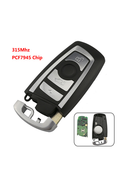 Choice 315Mhz PCF7945 YIQIXIN Remote Car Key For BMW CAS4 F 3 5 7 Series E90 ...