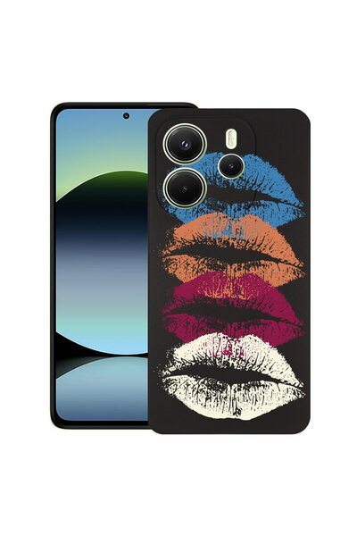 bestcase Калъф за Xiaomi Redmi Note 14, Kiss Kiss, Тънък силиконов 0.8ММ, Уда...