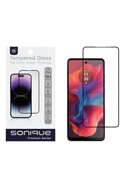 Sonique Hardy Glass Premium Series HD Full Cover 9H Motorola Moto G04 4G / Mo...