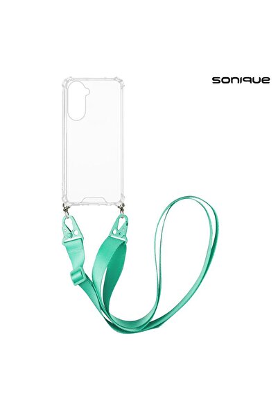 Sonique Θήκη Σιλικόνης με Strap Armor Clear Samsung Galaxy S26 Plus Γαλάζιο