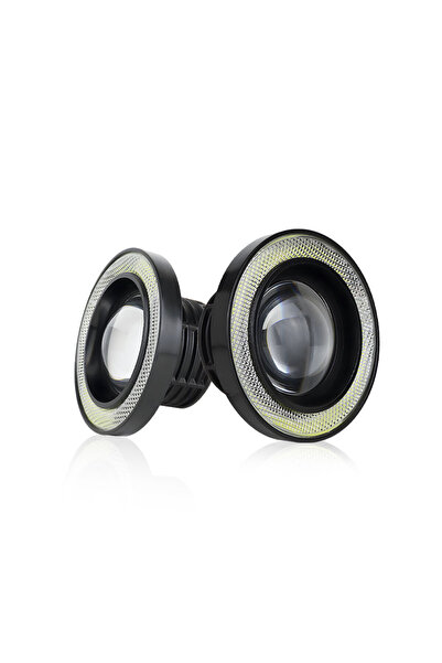 Choice5 3inch white-2pcs 2.5'' 3‘’ 3.5‘’15W Car White COB LED Projector Angel...