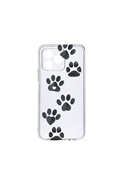 bestcase ¬Æ Husa Clear Silicon 2MM, Compatibila Cu Xiaomi Redmi 13, Dog Paw, ...