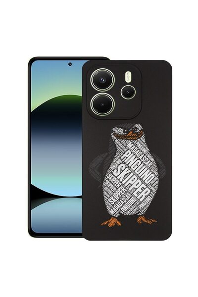 bestcase ¬Æ Husa pentru Xiaomi Redmi Note 14, Calligraphy Skipper, Slim Silic...