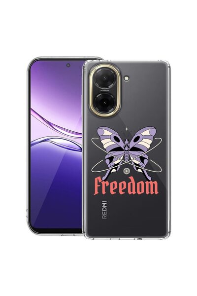 bestcase Прозрачен тънък силиконов калъф, съвместим с Xiaomi Redmi A5 (171 мм...