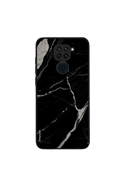 Sonique Θήκη Marble Series για Xiaomi Redmi Note 9 Μαύρο
