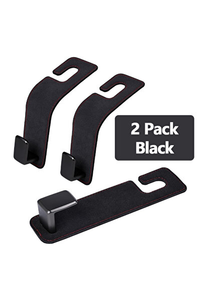 Choice3 Black Universal 2PCS Car Seat Headrest Hook Metal Back Seat Hooks Han...