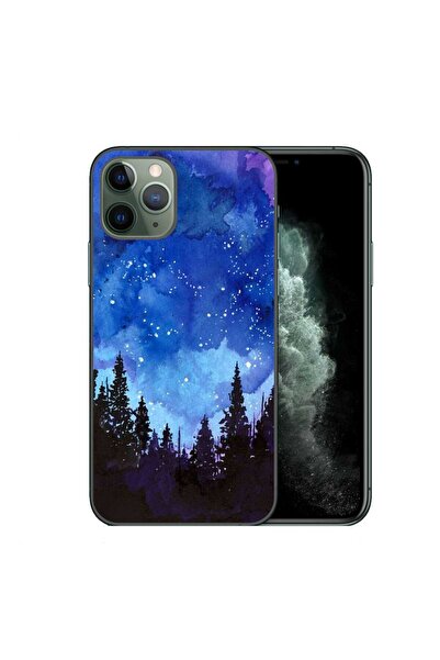 OEM Калъф, съвместим с Apple iPhone 11 Pro Max, силиконов гел TPU модел  "Нощ...
