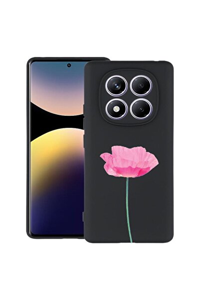 bestcase Husă pentru Xiaomi Redmi Note 15 Pro 5G cu Design Trandafir - Roz Pa...