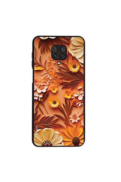 Sonique Θήκη 3D Flower Series για Xiaomi Redmi Note 9S/9 Pro Πορτοκαλί