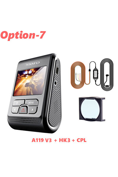 Choice6 None Add HK3 CPL VIOFO A119 V3 2K Car DVR Super Night Vision Quad HD ...